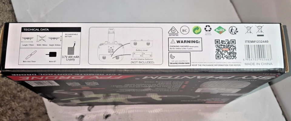 Syma Sky Phantom FPV Drone + Syma S-107G Metal Helicopter RC Toy Bundle New in B - Image 3 of 4