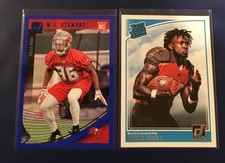 2018 Donruss #309 #371 MJ STEWART & Ronald Jones Rookie RC Lot Buccaneers