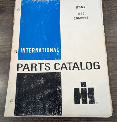 Case 1420 HT63 Combine Factory Parts Catalog  33 sections  1985