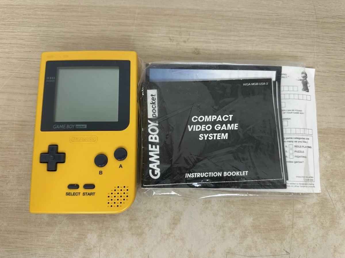 Nintendo Game Boy Pocket Yellow Video Game Consoles for sale | eBay
