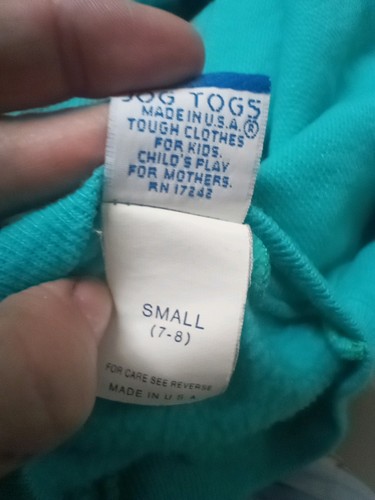 Vtg Skateboarding Pig Sz Small 7/8 jogtogs marushka Sweater Shirt Top Jog Togs - Picture 9 of 10