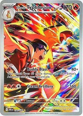 Ethans Typhlosion 190/182 Illustration RARE Pokemon TCG 2025 Destined Rivals NM