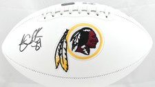 Gary Clark Autographed Washington Redskins Logo Football - Beckett W Hologram