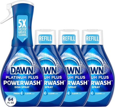 #ad #ad Powerwash Dish Spray Dish Soap Liquid Fresh Scent 16oz Pack of 4 $22.00