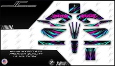 Razor MX500 MX650 graphics kit decals THICK AND HIGH GLOSS