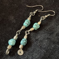 Turquoise Dangle Drop Earrings Women