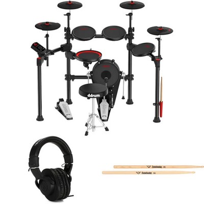 ddrum E-Flex BT9 9-piece Electronic Drum Set Essentials Bundle