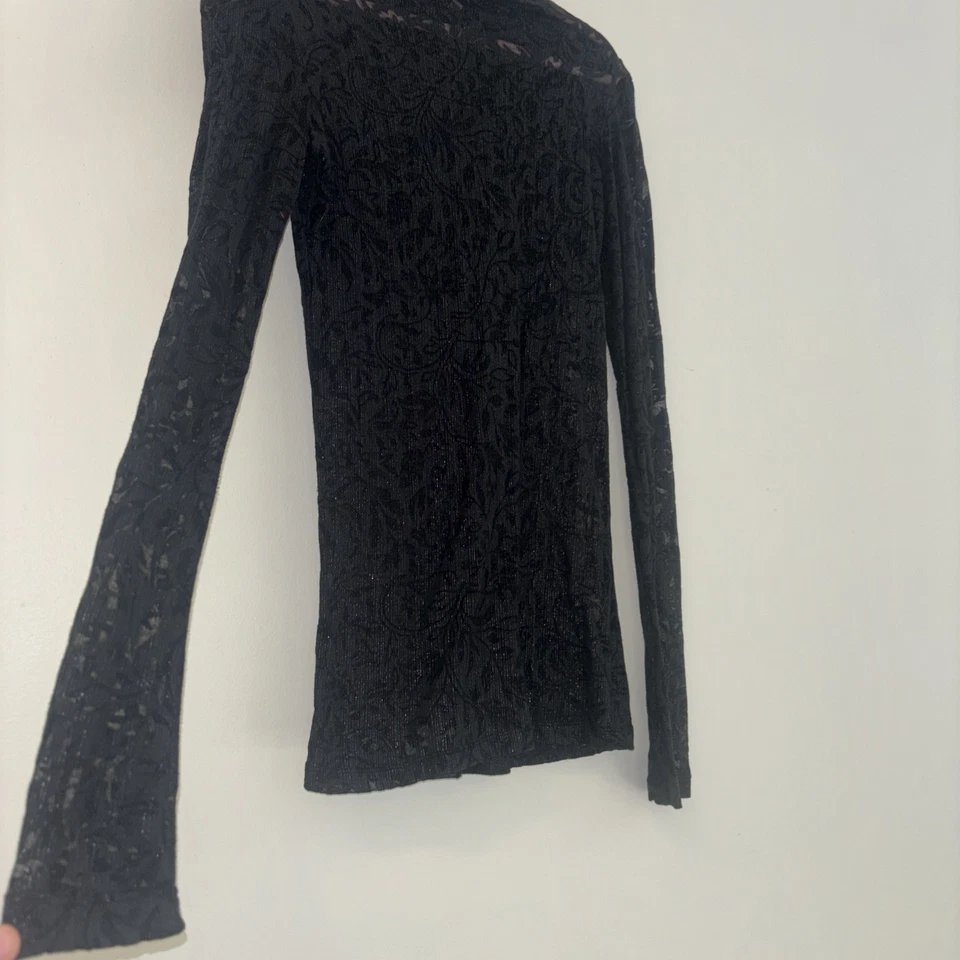 Top estampado en capas para mujer talla pequeña cielo nocturno pulóver cachemir transparente años 2000 Y2K Foto 3 de 4