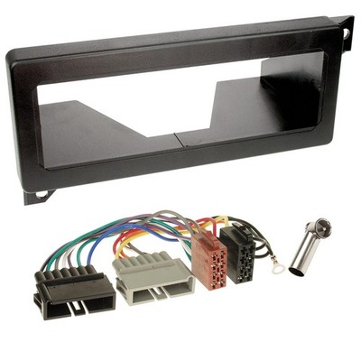 Radio Einbauset 1-DIN für Chrysler Voyager Dodge Ram Jeep Cherokee Chevrolet Set