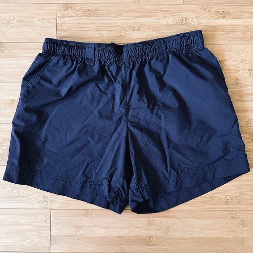 Columbia PFG Shorts Herren Medium 5 marineblau Performance Angelausrüstung Kordelzug