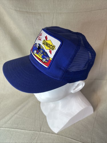 Vintage Sterling Marlin Mütze 90s Sunoco Racing NASCAR Trucker Cap - Bild 2 von 6