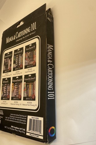 Manga & Cartooning Art 101 Color Pencil Set New Old Stock Some Box Wear - Picture 8 of 11