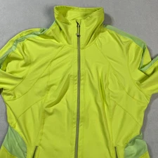 Tangerine Active Full Zip Jacket Women’s XXL Green Lightweight Thumbhole Pockets