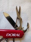 DORAL CIGARETTES RED Multi -tool pocket knife GOOD CONDITION W/ tweezer & Pick — photo 4