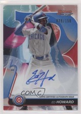 2020 Bowman's Best of Blue Refractor 39/150 Ed Howard #B20-EHO Auto 09an