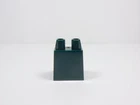 LEGO Dark Green Plain Blank Skirt Dress Minifig J15