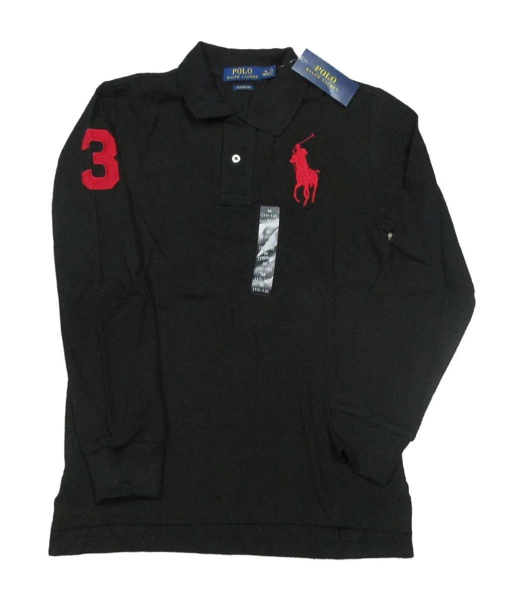 Polo Ralph Lauren Boys Size M Black Tops, Shirts & T-Shirts for