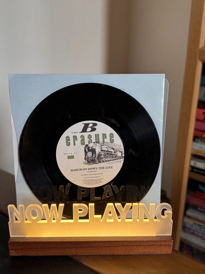 Erasure - 'Oh L'Amour' 7inch Vinyl -Thomas The Tank Engine Sleeve - Image 4 of 4