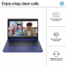 HP 14 Zoll Laptop Intel N150 4GB RAM 128GB UFS blau 14-dq6001na BQ7T3EA – Bild 6
