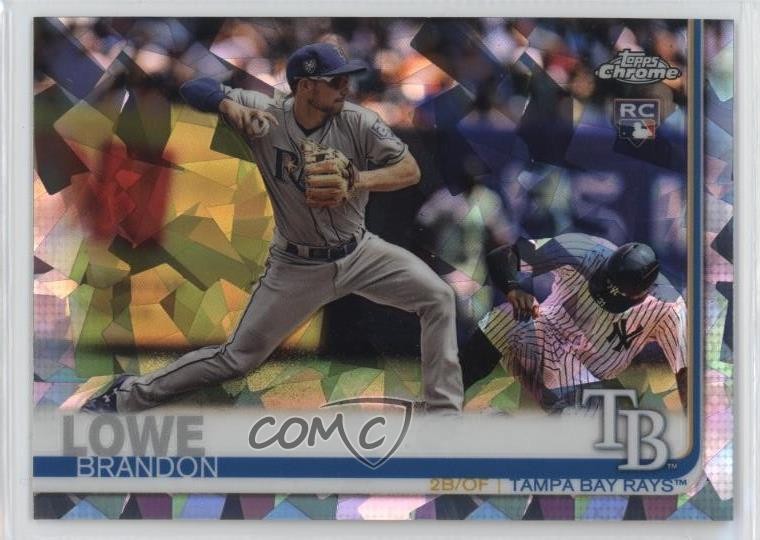 2019 Topps Chrome Sapphire Edition Brandon Lowe #114 Rookie RC