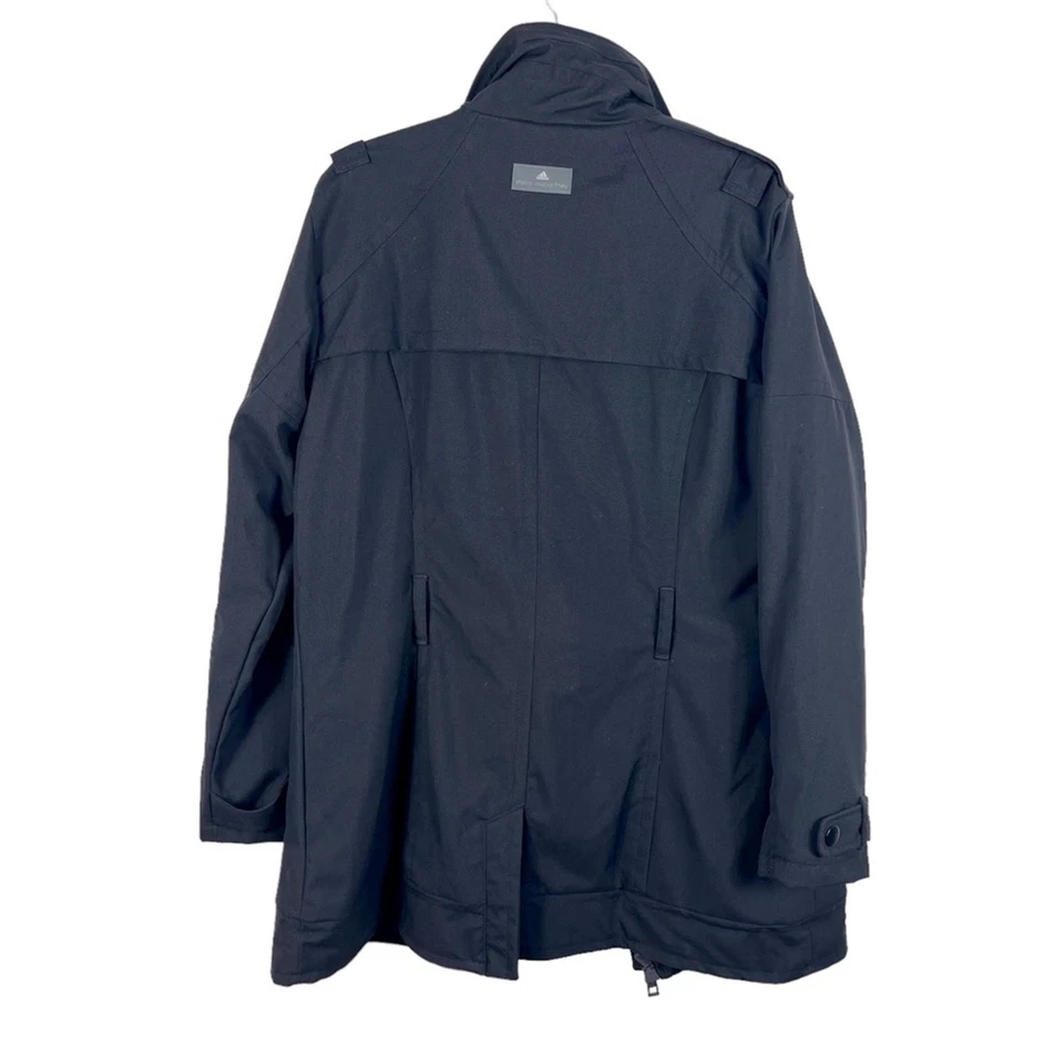 Adidas x Stella McCartney | Jaqueta Casaco de Inverno Parka Longa Preta Tamanho Grande - Imagem 3 de 4