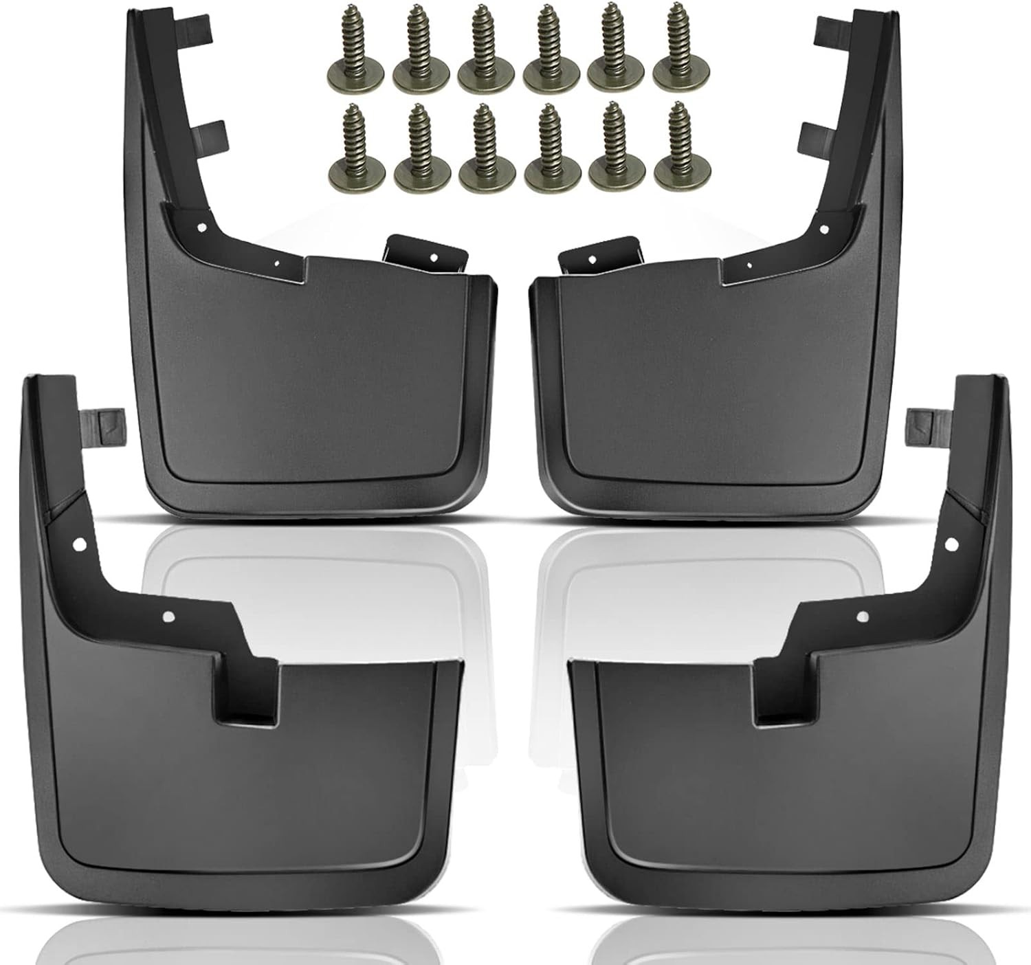 4 Pack Truck Mud Flaps for Ford F-150 2015-2020 Front and Rear Splash Guards