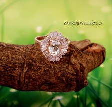 Aquamarine Ring, Birthday Gift Ring, March Birthstone, 925 Sterling Silver