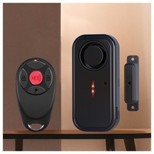 108dB Wireless LED Anti-Theft Vibration Door and Window Security Alarm Remote