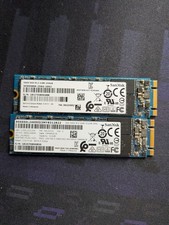 Lot of 2 SanDisk X400 512GB X600 256GB M.2 2280 SATA SSD Tested Low Hours