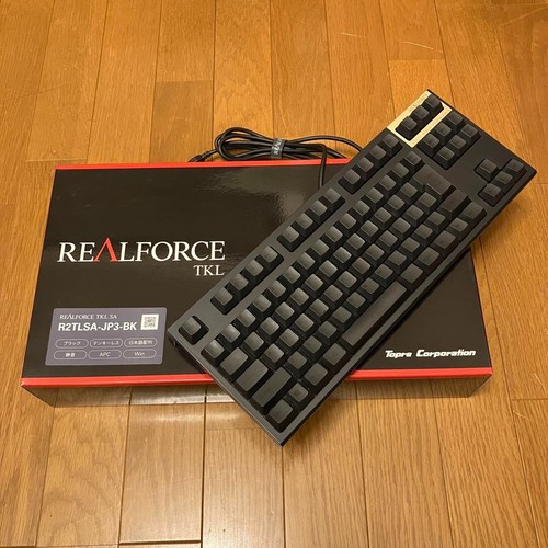 REALFORCE TKL R2TLSA-JP3-BK Japanese Layout Keyboard Silent Used Japan - 第 1/11 張圖片