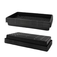 10 Pack 1020 Trays, Extra Thick Heavy Duty Seed Starting 10-Pack Without Holes