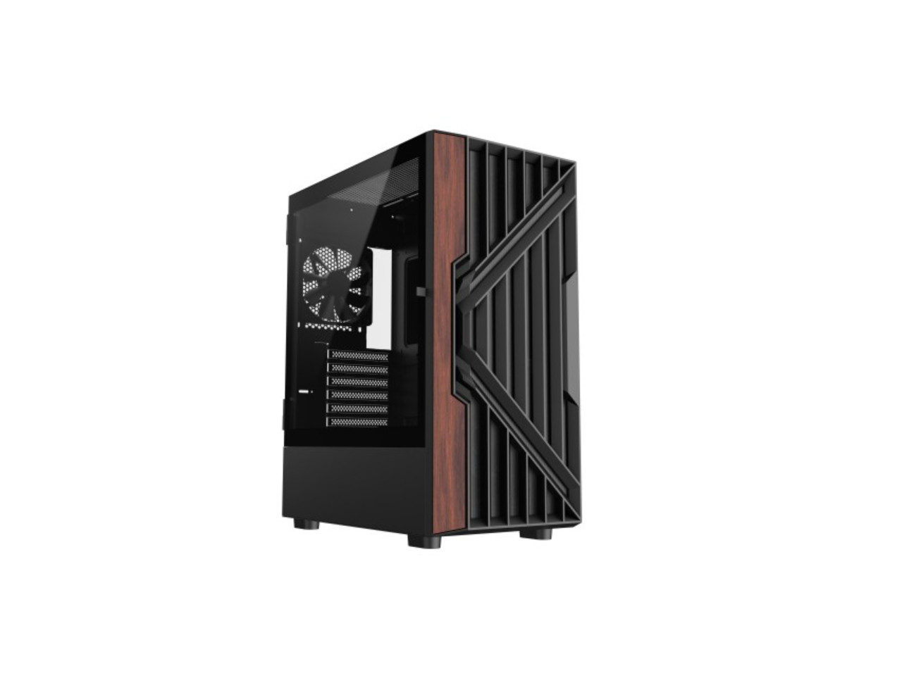 Чехол для игрового компьютера DIY-G18-WD Black USB30 Type C ATX Mid Tower с 21890₽