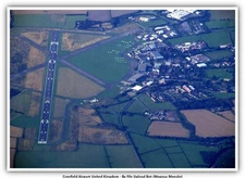 Cranfield Airport United Kingdom Airport Postcard