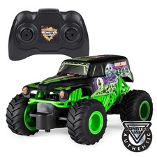 Monster Jam Grave Digger Remote Control Truck, 1:24 Scale, 2.4 GHz [DAMAGED BOX]