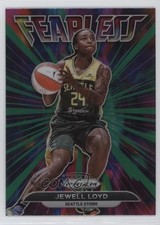 2022 Panini Prizm WNBA Fearless Green Prizm Jewell Loyd #10 0hb2