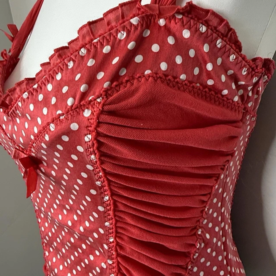 Corsé grande Y2K Silk Bebe a lunares Foto 3 de 4