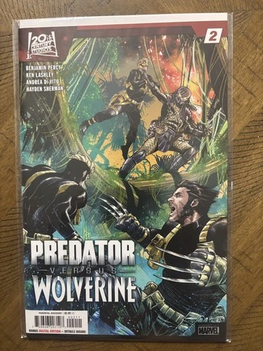 Predator vs Wolverine #2 Cover A Regular Marco Checchetto Cover