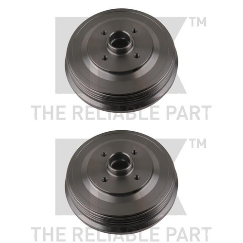 2x NK Ø 230mm Tambour de Frein Kit Arrière Convient pour Siège Inca VW Caddy - Photo 3/6