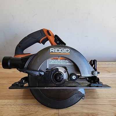#ad RIDGID Octane R8657 18V 7 1 4#x27;#x27; Li Ion Cordless Brushless Circular Saw $75.00