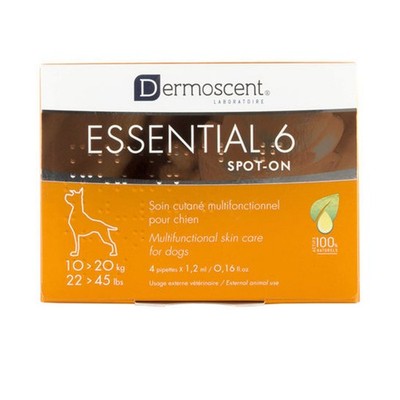 Dermoscent Essential 6 Spot On 4x1,2 ml für 10 - 20 kg | Hautbarriere