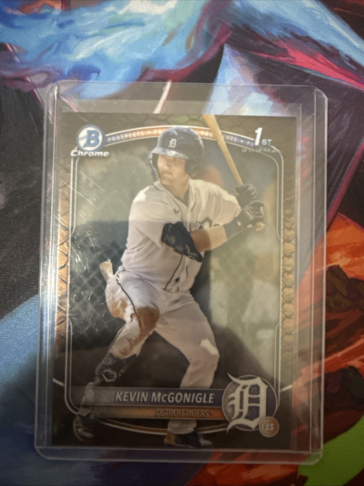 2025 Bowman - Chrome Prospects Kevin McGonigle #BCP-79 Reptilian Refractor (RC)