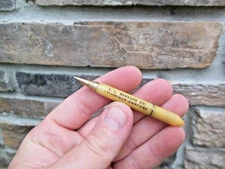 Celluloid Golf Pencil Mini Mechanical Fob E.L. Mansure Chicago Drapery Co. Rare