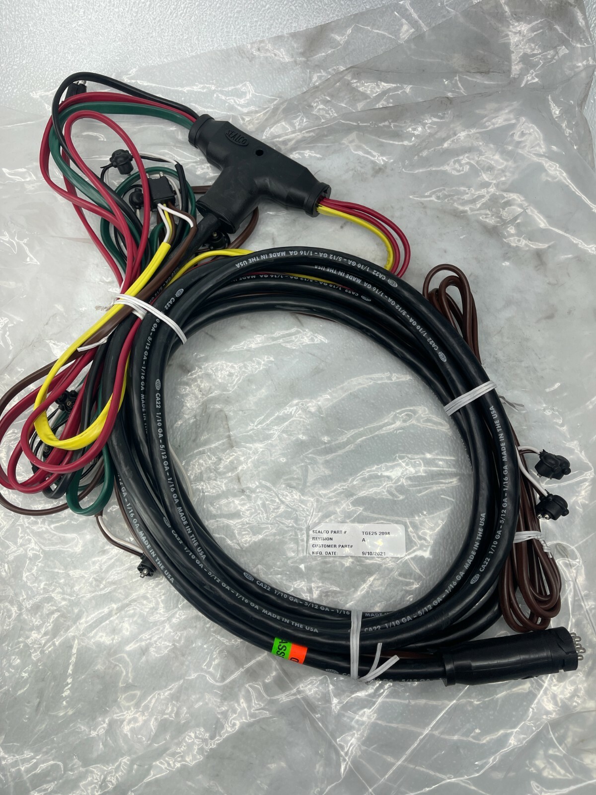 SEALCO TRAILER WIRING HARNESS for 25' Trailer Deck OEM Carhauler Air