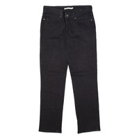 LEVI'S 721 Womens Jeans Black Slim Straight W28 L30