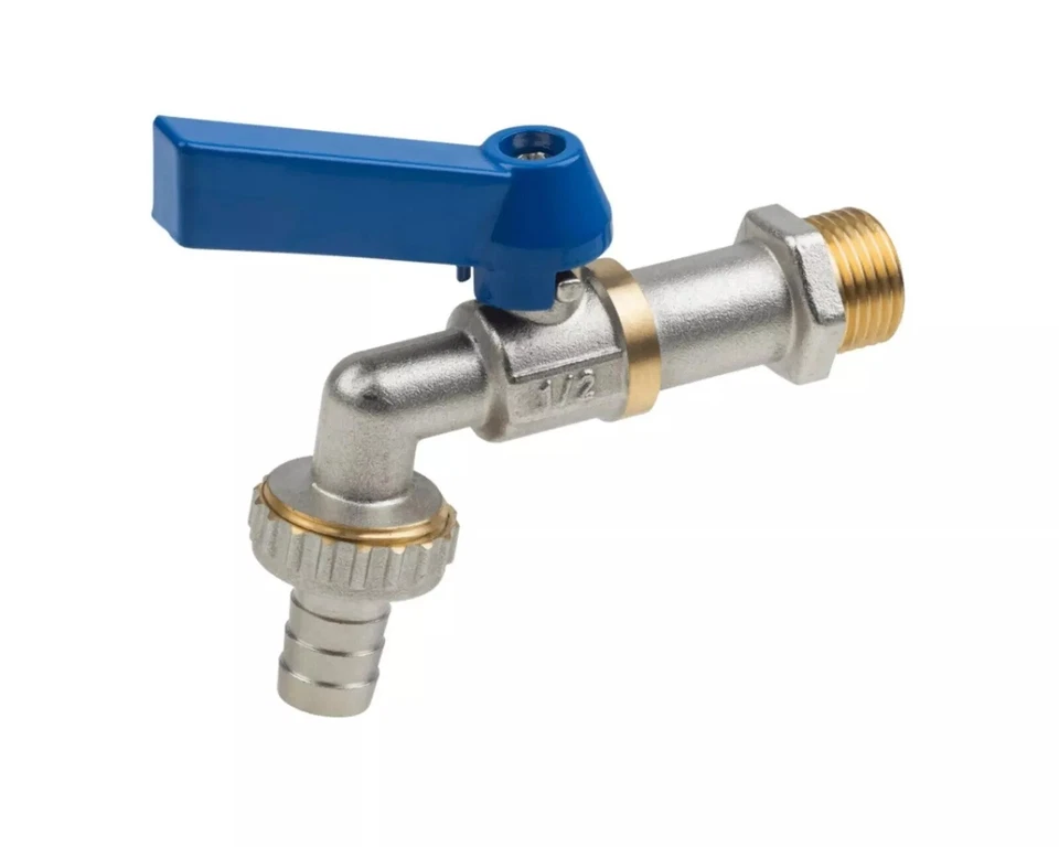 SCHÜTTE Kugelhahn für den Garten Auslaufhahn Wasserhahn Auslaufventil 1/2"