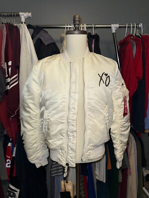 BIBIY MEGAN LAME JACKET ジャケット　ホワイト The Weeknd XO Bomber Jacket NWT White Size Medium Starboy | eBay