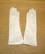 Van Raalte Gloves  NOS/NEW Vintage Off White "Kid Leather" Womens Size 6.5