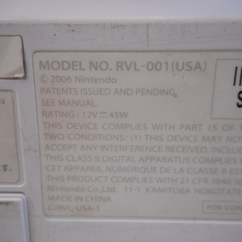 Nur Nintendo Wii-Konsole - Teile oder Reparatur - Bild 6 von 6