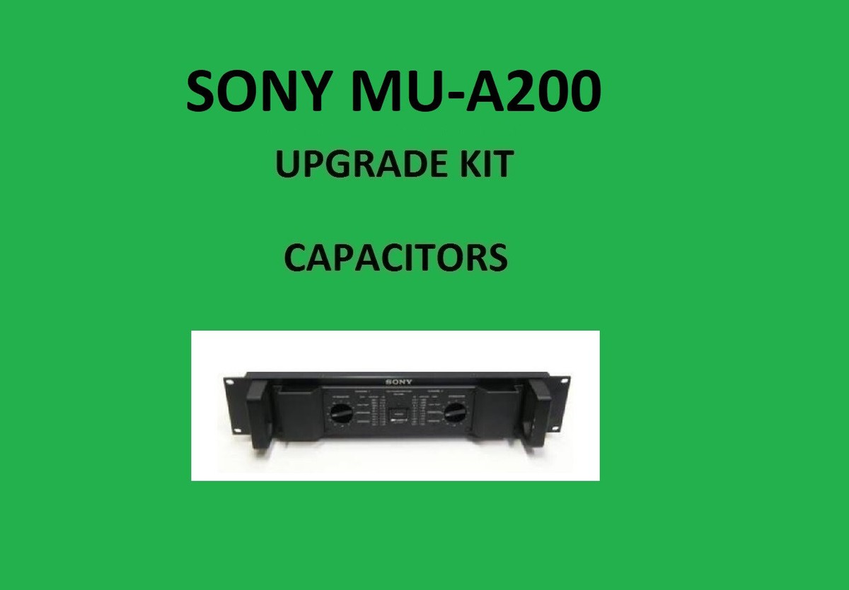 Power Amplifier SONY MU-A200 Repair KIT - all capacitors | eBay