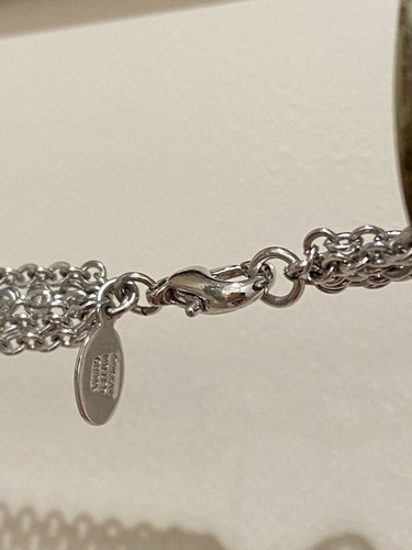 NOLAN MILLER Glamour Co. Black & Rhinestone Pendant 5 Strand Statement Necklace - Picture 6 of 24